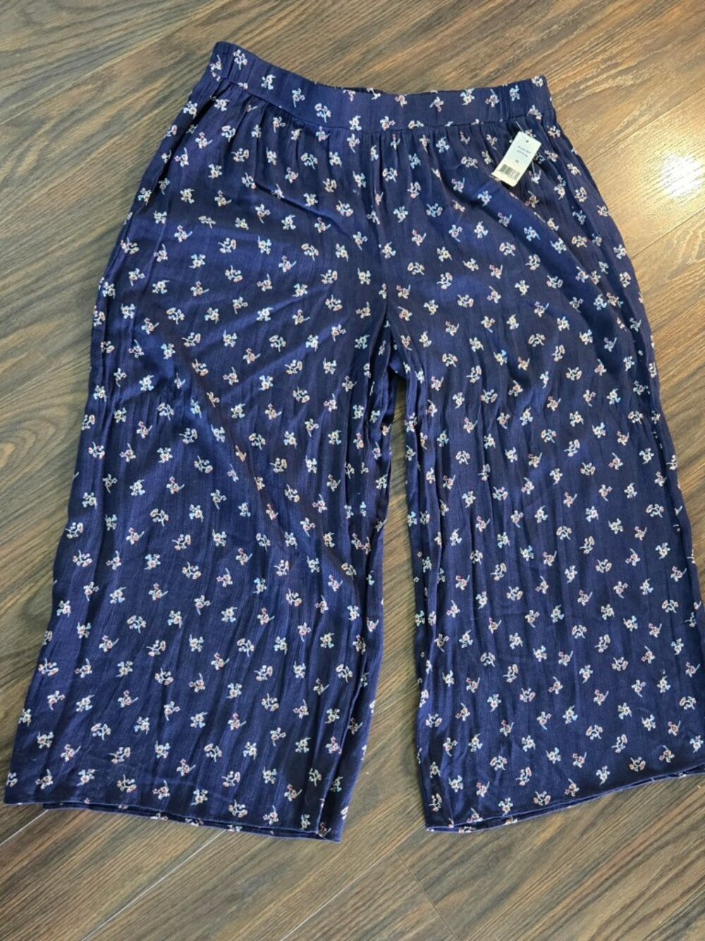 DIP Boho/Hippie Style Wide-Leg Crop Pants NWT/SIZE M